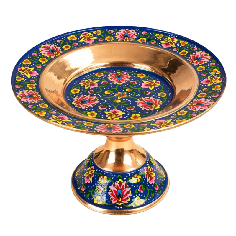 Plato persa de cobre esmaltado – 30 cm